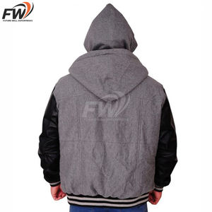 Nouvelle veste de baseball personnalisée de qualité supérieure pour adultes et jeunes, veste en molleton de couleur, veste universitaire - Product Image 2