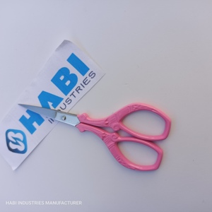 <b>Sewing</b> Needlework Embroidery Handicraft Pruning Tailor Scissors Stainless Steel Right-Handed Custom Color Steel Handles - Product Image 6