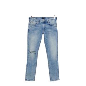 New Stylish Custom Skinny Fit Zipper Fly Tapered Leg Denim Ripped <b>Jeans</b> for <b>Men</b> - Product Image 2