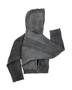 Wholesale Custom Men's Drop Shoulder Hooded Sweatshirt 100% Cotton Fleece Embroidered Puff Print Solid Winter Casual Pullover - Product Image 4