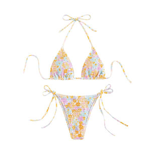 Vente en gros de maillots de bain pour femmes, ensemble bikini sexy, maillot de bain deux pièces, tenue de plage, fournisseur, fabricant - Product Image 2