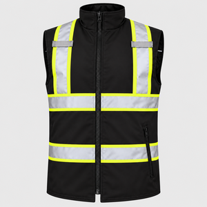 Chaleco de Seguridad Reflectante de Poliéster con Certificación CE OEM, Transpirable, de Secado Rápido, Alta Visibilidad, para Trabajo de Rescate en Carretera - Product Image 1