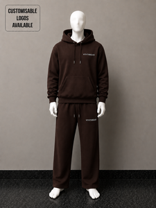Conjunto de Felpa Premium Personalizado de 300-500GSM para Hombre: Sudadera con Capucha y Pantalones Deportivos Oversize de 2 Piezas - Product Image 2