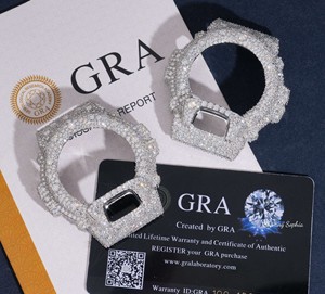 Reloj GA2100 Mod Iced Out, Caja de Acero Premium, Edición de Lujo, Bisel con Diamantes Estilo Personalizado, Reloj Hip Hop para Hombre - Product Image 1