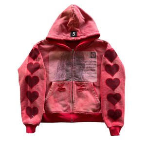 Conjunto Deportivo de 2 Piezas Personalizado para Niños, Sudadera con Parche de Corazón y Pantalones Jogger, Ropa Casual de Invierno para Niños y Niñas - Product Image 3