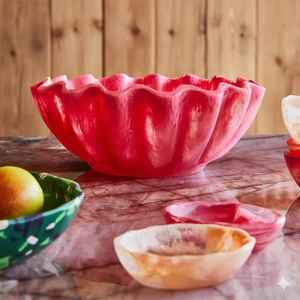 Bol décoratif en résine multicolores de haute qualité, fait main, pour restaurant, hôtel, maison, mariage, service de fruits, à prix avantageux - Product Image 3