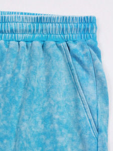 Pantalones Cortos Casuales Negros para Hombre, Personalizados, Lavados con Ácido, Cintura Elástica, Bolsillos Laterales, Hechos con Lona Ecológica - Product Image 3