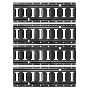 Kit 4 Pezzi Binario E-Track da 40 cm con 2 Ganci a U, 2 Portautensili, 2 Staffe per Ripiani, 2 Accessori per il Controllo del Carico Pneumatici - Product Image 1