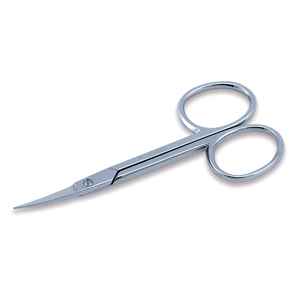 Nouveauté : Fournitures professionnelles pour ongles, ciseaux à ongles en acier inoxydable, pointe fine, ciseaux à cuticules avec logo personnalisé - Product Image 3