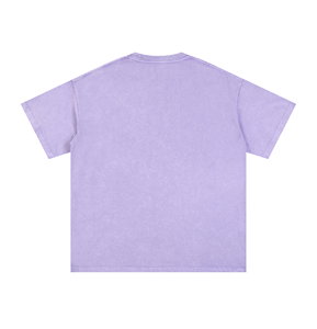 เสื้อยืดคอตตอนฟอกทรงโอเวอร์ไซส์ พิมพ์โลโก้ตามสั่ง สไตล์สตรีทแวร์ แขนสั้น ทรงหลวม ใส่ได้ทั้งชายและหญิง - Product Image 2