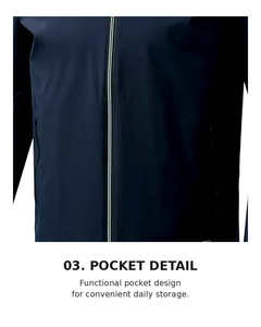 PCM <b>Cooling</b> Stretch Work <b>Jacket</b> for Industrial and Outdoor Use | MARK MK-1097 OEM/ODM Korean Brand - Product Image 6