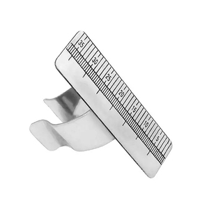 Anillo Medidor Manual Reutilizable de Acero Inoxidable para Instrumentos Dentales Endodónticos, Regla y Soporte para Limas Endo - Product Image 3