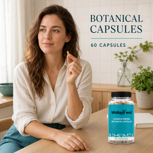 Cápsulas de <span class=keywords><strong>Chanca</strong></span> <span class=keywords><strong>Piedra</strong></span> Stone Breaker 600mg, Suplemento Natural para el Soporte de Riñones y Vesícula Biliar, Vegetariano, Sin OMG, Sin Gluten - Product Image 2