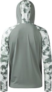 Sudadera con Capucha Personalizada con Protección Solar UPF 50+, Impermeable, para Pesca, para Hombre, 95% Poliéster, 5% Elastano, 180g, con Estampado por Transferencia de Calor - Product Image 2