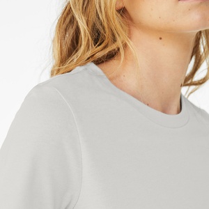 Camiseta Básica de Cuello Redondo, Lisa, de Manga Corta, Informal, al por Mayor - Product Image 5
