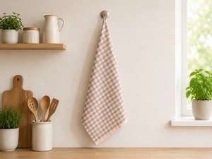 100% Cotton Checkered <b>Kitchen</b> <b>Towel</b> Absorbent Quick Dry <b>Hand</b> <b>Towel</b> Soft Woven Tea <b>Towel</b> for Home Use - Product Image 5