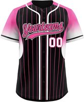 Nouveau maillot de baseball personnalisé de haute qualité, respirant, grande taille, impression par sublimation, broderie disponible, matière polyester/coton