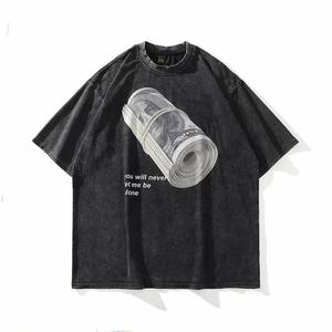 <b>Acid</b> Wash Heavyweight Oversized <b>Drop</b> Shoulder T Shirt 260 GSM Cotton Vintage Tee Custom OEM Manufacturer Bangladesh - Product Image 6