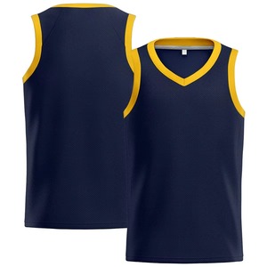 Maillot de basketball vintage respirant pour homme 2026 de haute qualité, personnalisable avec nom d'équipe, imprimé par transfert thermique, sans manches, en Spandex/Nylon - Product Image 4