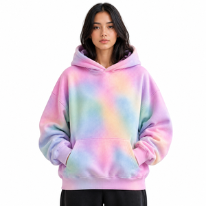 Sweat à capuche oversize vert olive en molleton bouclette avec imprimé dos style universitaire, pull personnalisé pour streetwear, fabricant OEM - Product Image 5