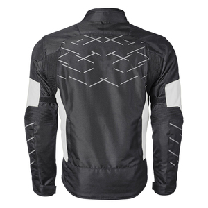 Wholesale Price Black Windproof Motorcycle <b>Jacket</b> Stand Collar Zipper Closure Regular Fit <b>Biker</b> Style Polyester Material <b>Jackets</b> - Product Image 2