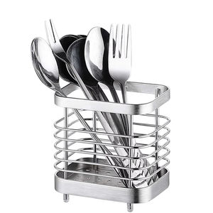 Compact Metal Cutlery Holder Perfect For Small Kitchen Spaces Apartments And Dining Table Setup - Product Image 1