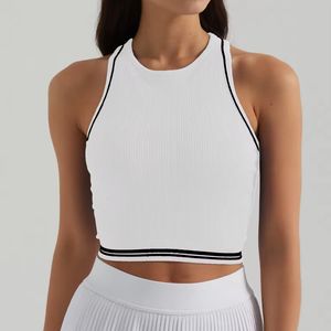 Camiseta sin mangas informal para mujer, de algodón, para verano, suave, elástica, cómoda, ajustada - Product Image 6