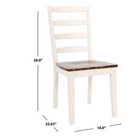 Ensemble de table et de chaises de restaurant en teck de haute qualité avec finition naturelle blanche pour mobilier de restaurant