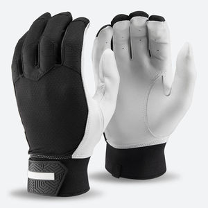 Custom Baseball Batting Gloves with Leather Material Ambidextrous <b>Snap</b> Closure Breathable Design for Baseball Softball Training - Product Image 4