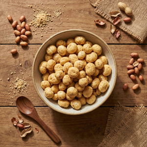 Mantequilla de Maní Makhana (Fox Nuts) |   Snack de Proteína de Semillas de Loto Tostadas |   Proveedor de Semillas de Nenúfares Aromatizadas al por Mayor - Product Image 4