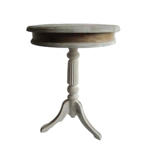 Cổ mộc mạc màu trắng sơn cổ điển Bàn cà phê giữa thế kỷ mộc mạc bàn gỗ cho ngôi nhà cổ điển - Product Image 1