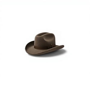 Sombrero de Vaquero Personalizado de Cuero de Búfalo 100% Auténtico, Estilo Europeo, Moderno, Informal, para Playa, Viajes, Campamento, Cuatro Estaciones, Unisex - Product Image 5