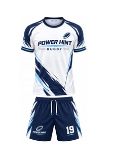 Conjunto de Uniforme de Rugby con Sublimación Completa y Logotipo Personalizado, Jersey y Pantalones Cortos de Rugby Transpirables de Secado Rápido para Hombre, Ropa Deportiva - Product Image 3