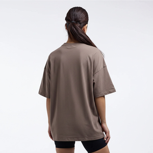 Camiseta de Manga Corta para Mujer, Corte Regular, Cuello Redondo, Hombros Caídos, Secado Rápido, Transpirable, Estilo Deportivo y Urbano, para Verano, a Bajo Precio - Product Image 6