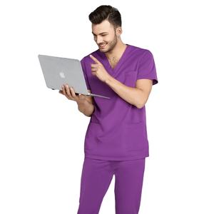 Conjunto personalizado de uniformes de enfermería atléticos para mujer tejido de poliéster rayón directo de fábrica Joggers incluidos Hospital Médico - Product Image 2