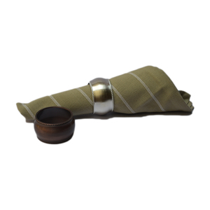 Aluminium Pineapple Shaped Napkin Holder With Brass Antique Finishing Design Quality Solid Metal Design Napkin Ring - Product Image 6