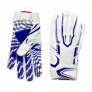 Gants de sport en silicone ajustables à doigts complets pour hommes et femmes, respirants, antidérapants, pour le rugby, le baseball, le football américain, avec bracelet - Product Image 4