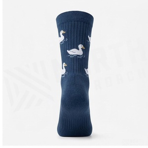 Chaussettes NORTH APPROACH à motif canard bleu, respirantes, tricotées pour adultes, décontractées, saison printemps - Product Image 2