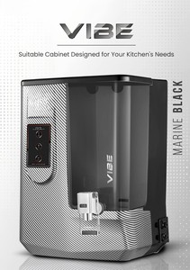 VIBE MERLIN BLACK REVERSE OSMOSIS WATER <b>SYSTEM</b> DOMESTIC WATER FILTER <b>SYSTEM</b> RO COPPER ALKALINE TDS <b>AUTO</b> FLUSH <b>SYSTEM</b> - Product Image 3