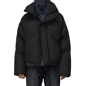 Vestes d'hiver en duvet épais de haute qualité personnalisées - Vestes en duvet à capuche pour hommes, pour l'extérieur - Product Image 5