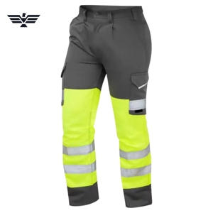 กางเกงทำงานสะท้อนแสงแบบมองเห็นได้ชัดเจน EMPIRE TREND WEARS กางเกงคาร์โก้แบบ Hi-Vis สำหรับงานอุตสาหกรรมและก่อสร้าง - Product Image 3