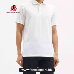 Polo à manches courtes pour homme, couleur unie, tricot piqué, coupe décontractée, marron - Product Image 3
