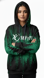 Sweat à capuche unisexe surdimensionné d'hiver contemporain avec broderie et impression par sublimation de qualité supérieure pour un streetwear tendance - Product Image 4