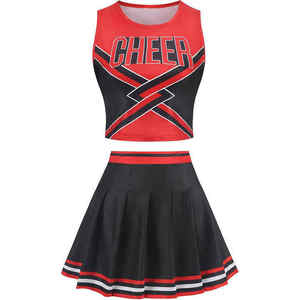 Ensembles de Costumes de Cheerleader pour Femmes en Gros – Robes Uniformes de Cosplay avec Strass – Tenues de Cheerleading - Product Image 2