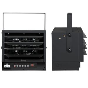 Riscaldatore Elettrico da Soffitto per Garage 5000W WiFi Smart, 240 Volt, Cablato, con Ventilatore e Telecomando per Officina e Laboratorio - Product Image 3