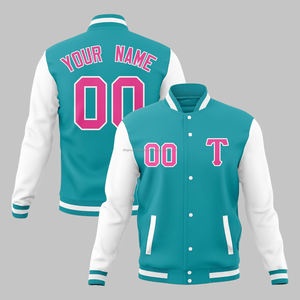 Chaqueta universitaria de alta calidad para hombre, chaqueta universitaria de lana de algodón con letras, chaqueta Versity para hombre - Product Image 3