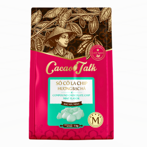 Chispas de Chocolate con Menta Profesional, 1 kg, para Galletas, Postres, Repostería Comercial y Fabricación de Alimentos, Buen Precio - Product Image 1