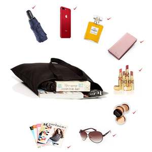 Bolsa de Tela Personalizada con Estampado de Mariposas, 12oz, Algodón Negro, Venta al Por Mayor, OEM, Bolsa de Compras Promocional - Product Image 3