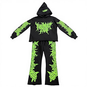 <b>Pullover</b> <b>Jacket</b> and Jogger Pants Set New Custom Adult Soccer Tracksuit for <b>Men</b> - Product Image 1