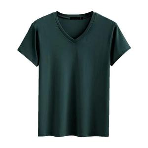 Camiseta Casual de Algodón Oversize para Hombre, Cuello Redondo, Manga Corta, Color Sólido, Antiencogimiento, 320g, Logotipo Frontal - Product Image 5